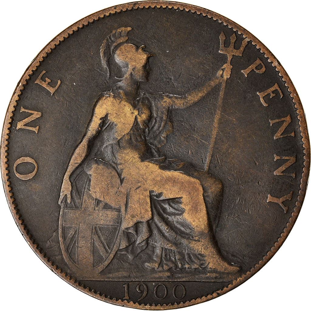 United Kingdom Coin 1 Penny | Victoria 3rd portrait | 1895 - 1901