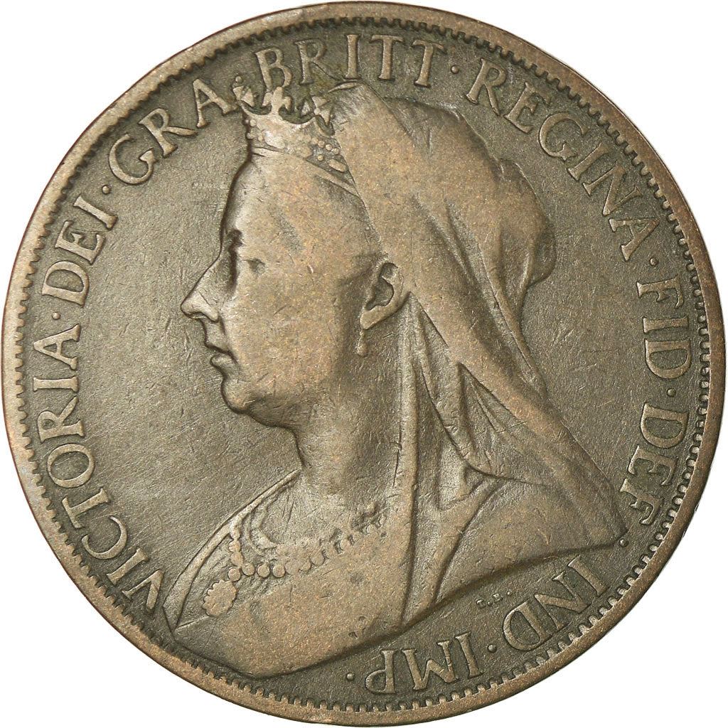 United Kingdom Coin 1 Penny | Victoria 3rd portrait | 1895 - 1901