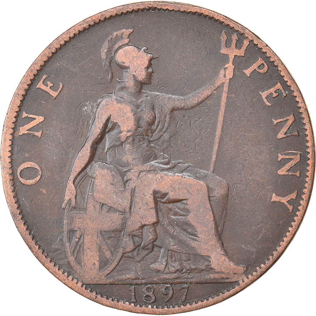 United Kingdom Coin 1 Penny | Victoria 3rd portrait | 1895 - 1901