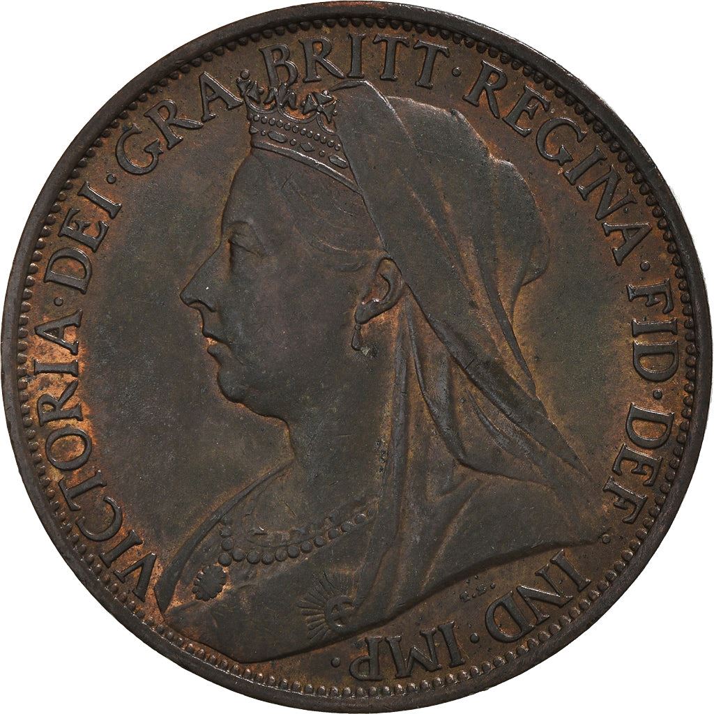 United Kingdom Coin 1 Penny | Victoria 3rd portrait | 1895 - 1901