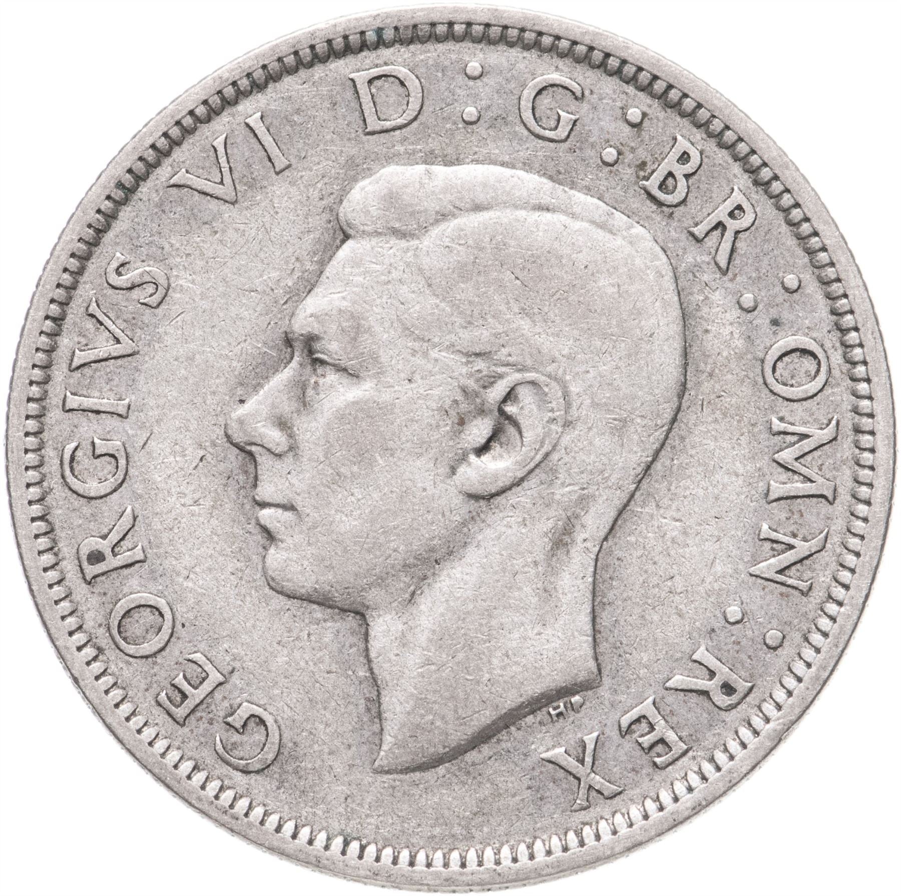 United Kingdom Coin ½ Crown | George VI 1st type | 1937 - 1946