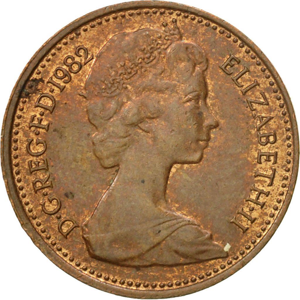 United Kingdom Coin ½ Penny | Elizabeth II 2nd portrait | 1982 - 1984