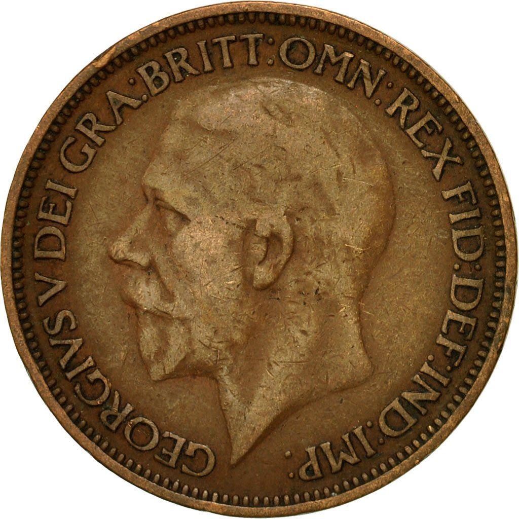 United Kingdom Coin ½ Penny | George V modified effigy | 1925 - 1927