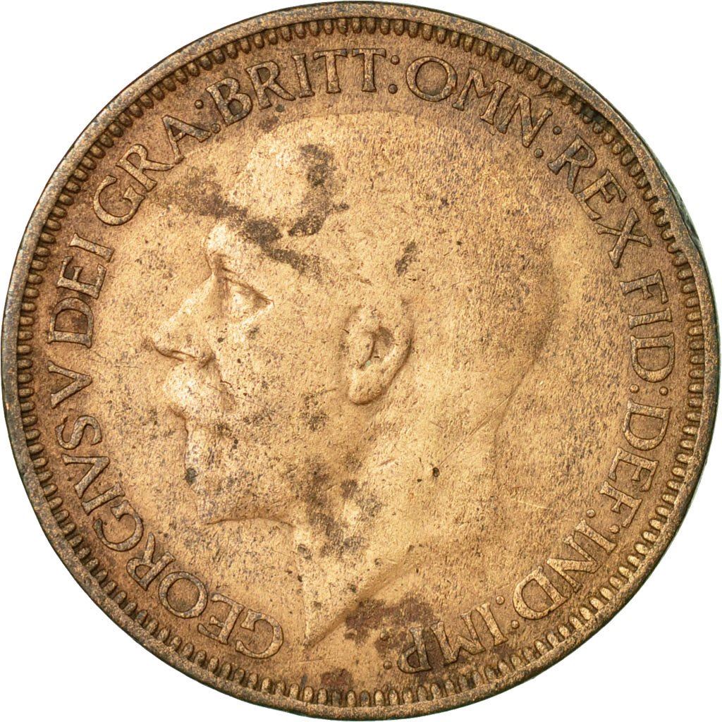 United Kingdom Coin ½ Penny | George V modified effigy | 1925 - 1927