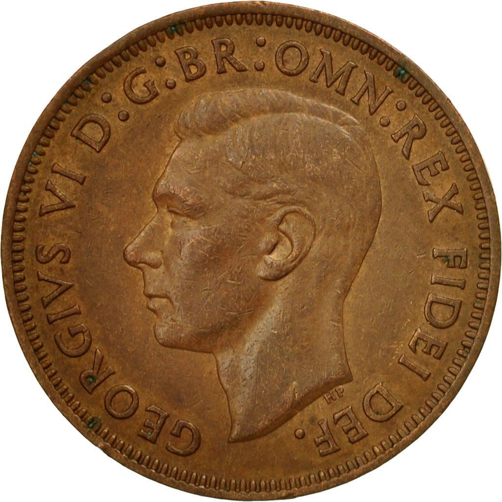 United Kingdom Coin ½ Penny | George VI without 'IND:IMP' | 1949 - 1952