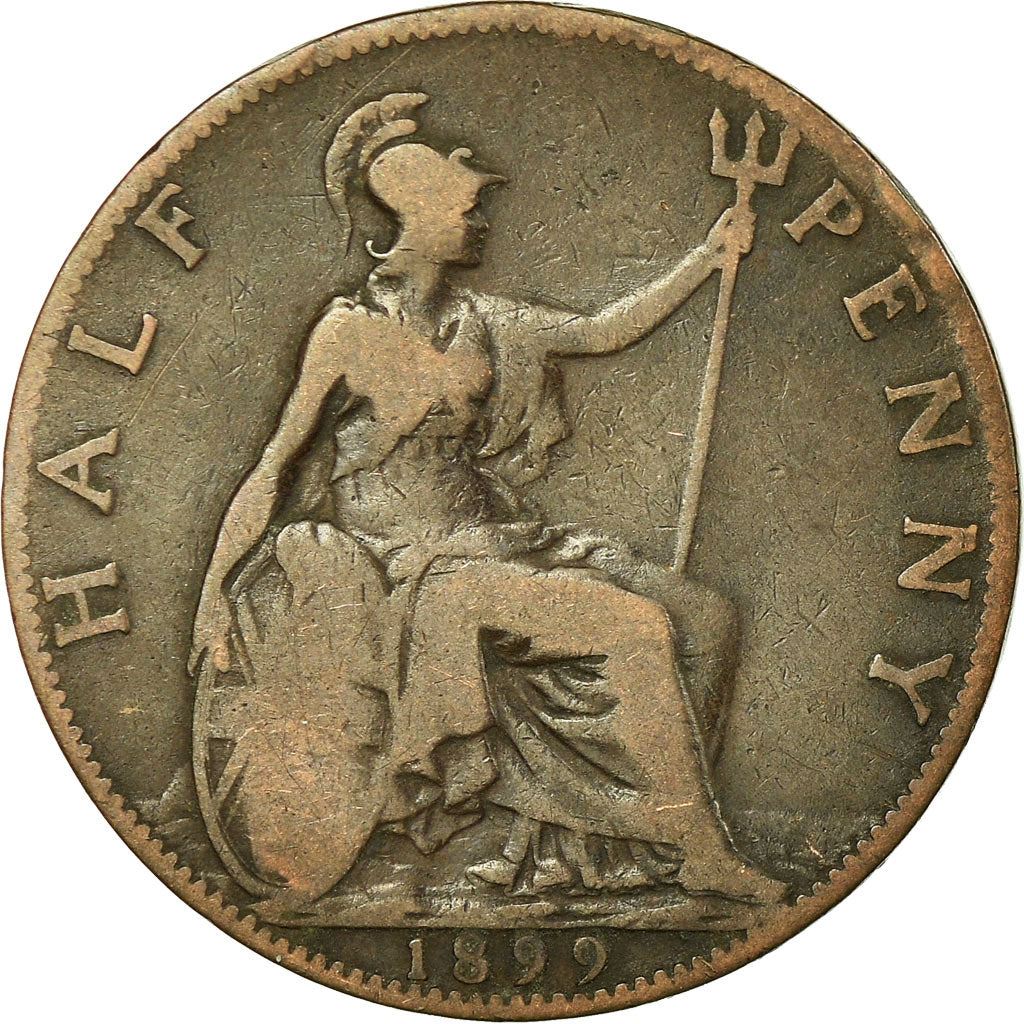 United Kingdom Coin ½ Penny | Victoria 3rd portrait | 1895 - 1901