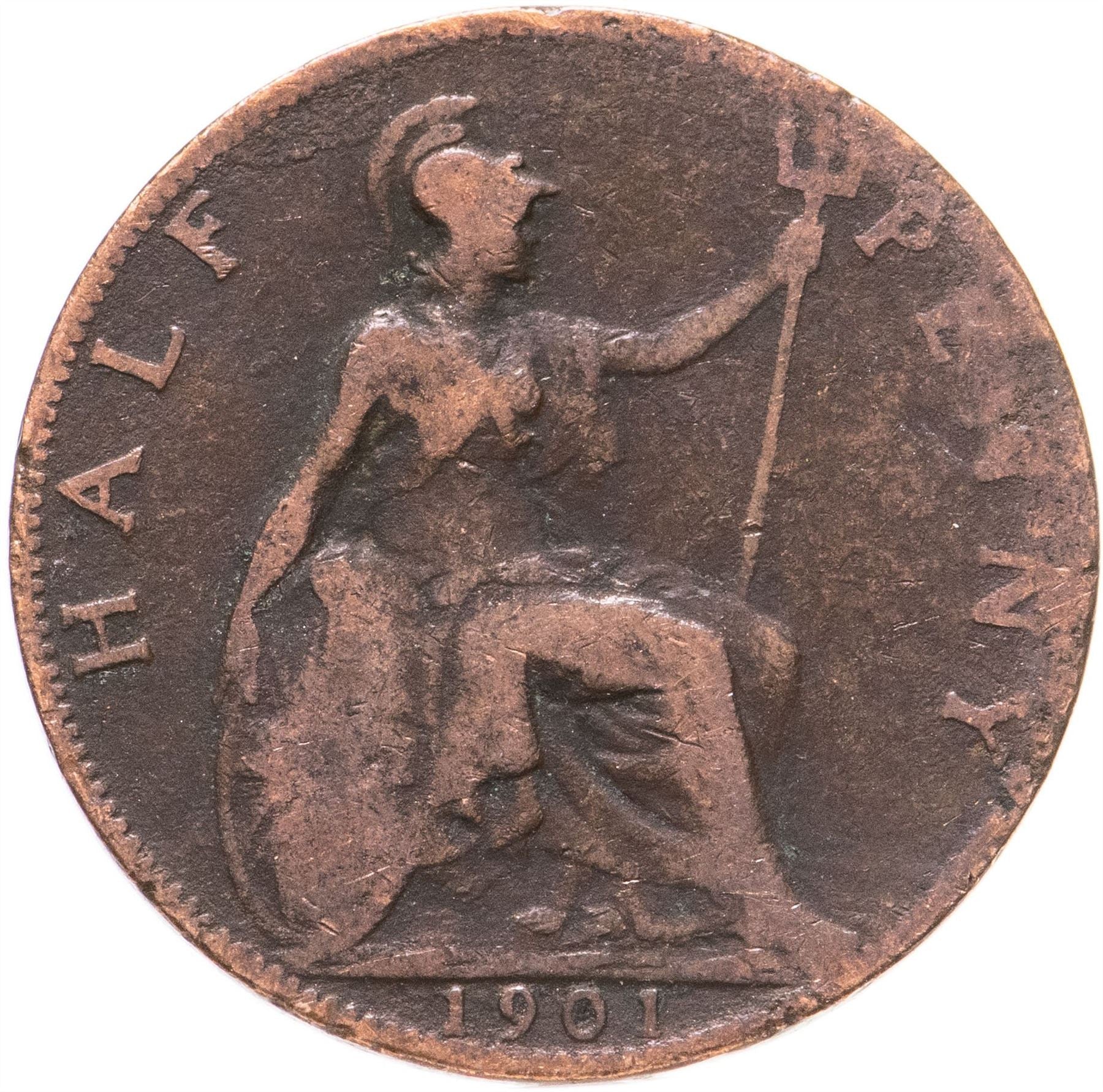 United Kingdom Coin ½ Penny | Victoria 3rd portrait | 1895 - 1901