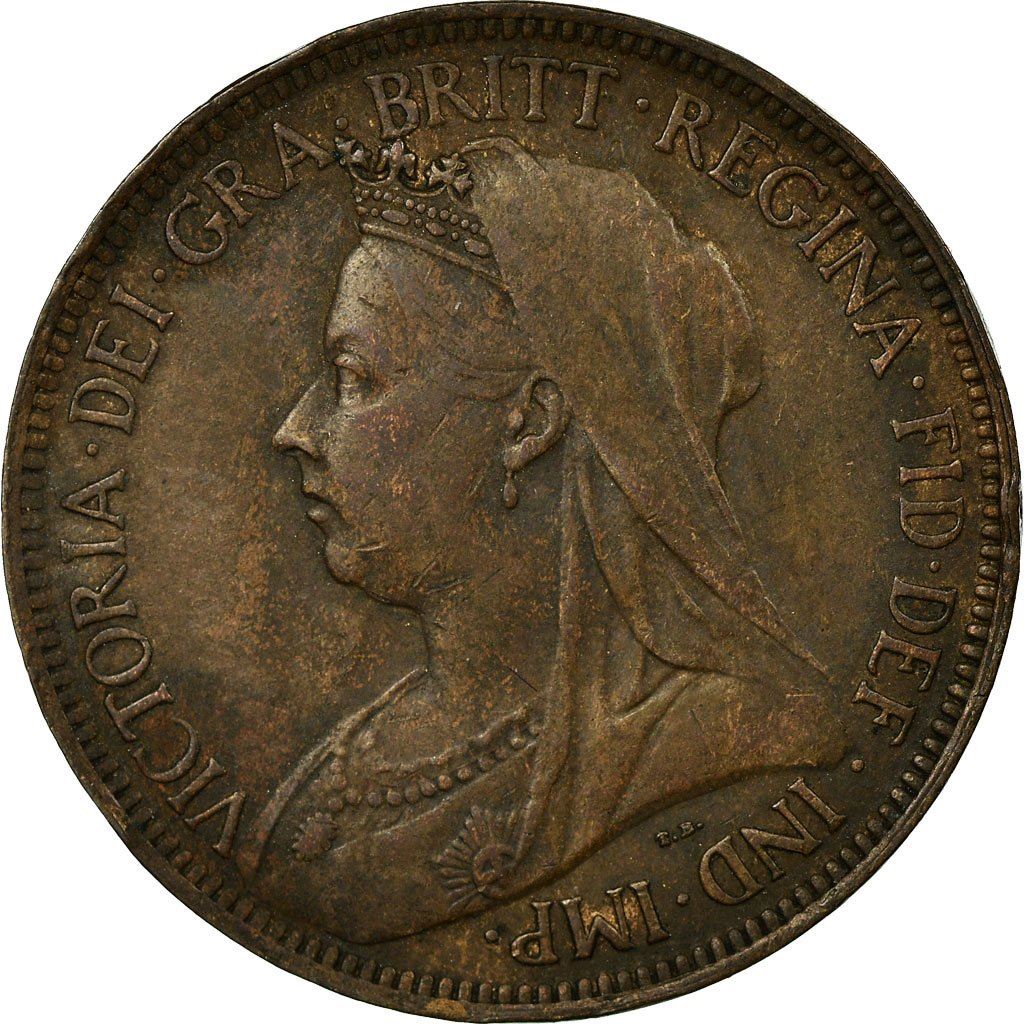 United Kingdom Coin ½ Penny | Victoria 3rd portrait | 1895 - 1901