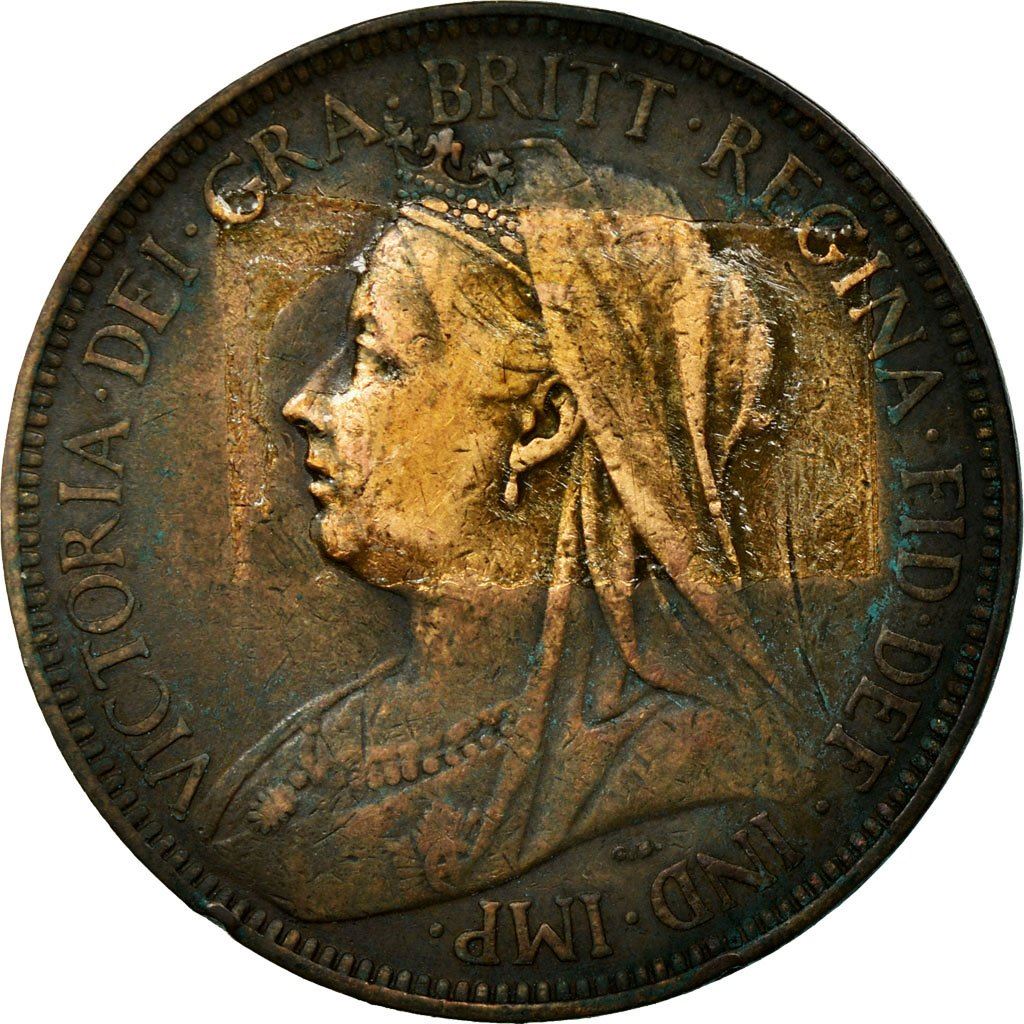 United Kingdom Coin ½ Penny | Victoria 3rd portrait | 1895 - 1901