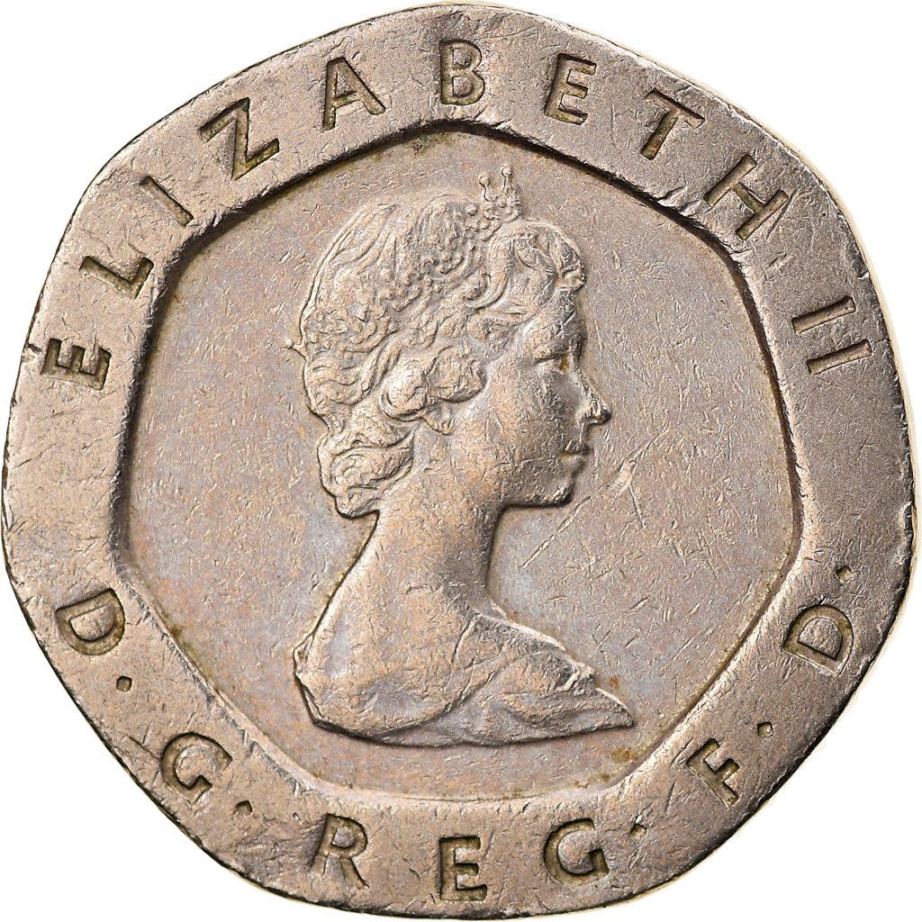 United Kingdom Coin 20 Pence | Elizabeth II 2nd portrait | 1982 - 1984