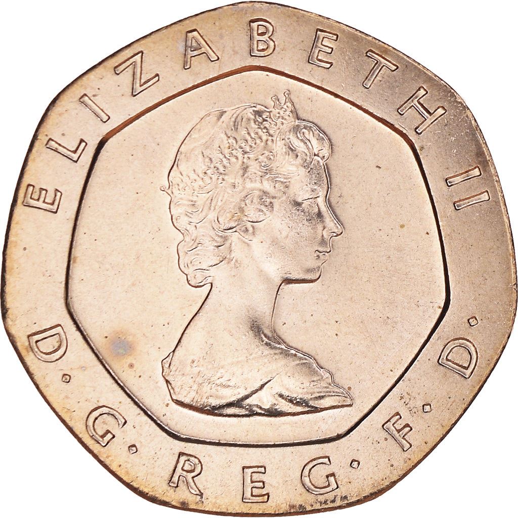 United Kingdom Coin 20 Pence | Elizabeth II 2nd portrait | 1982 - 1984