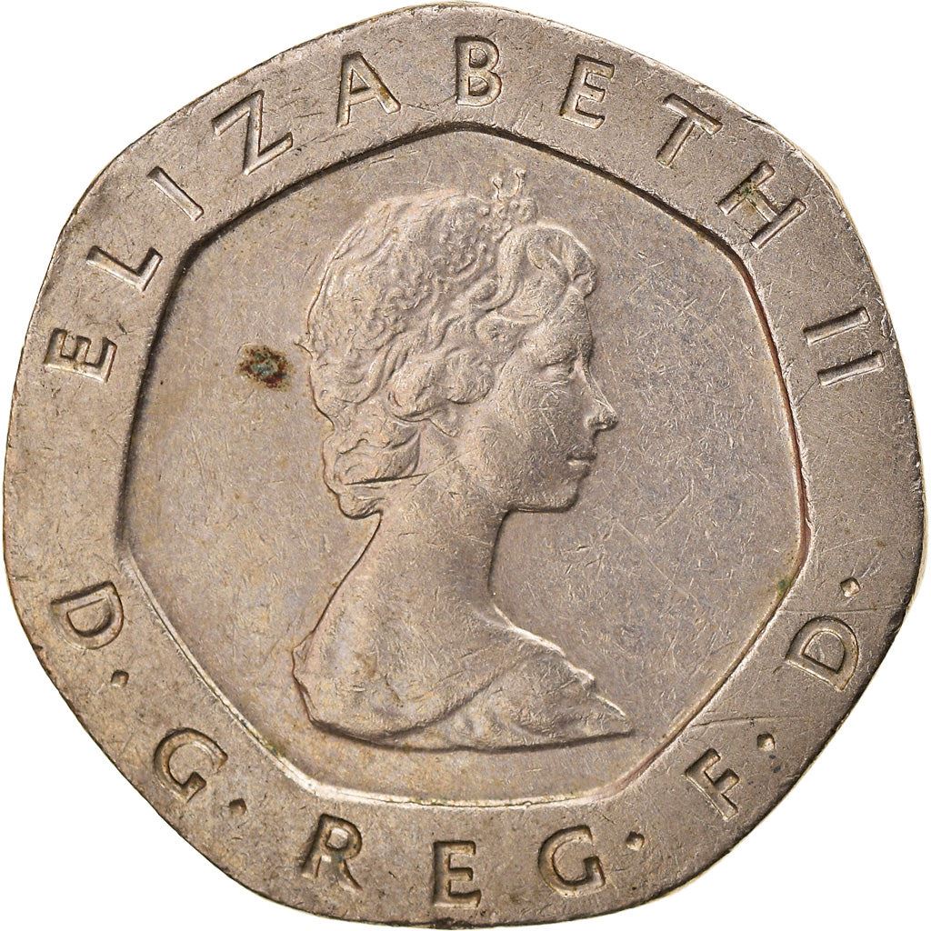 United Kingdom Coin 20 Pence | Elizabeth II 2nd portrait | 1982 - 1984