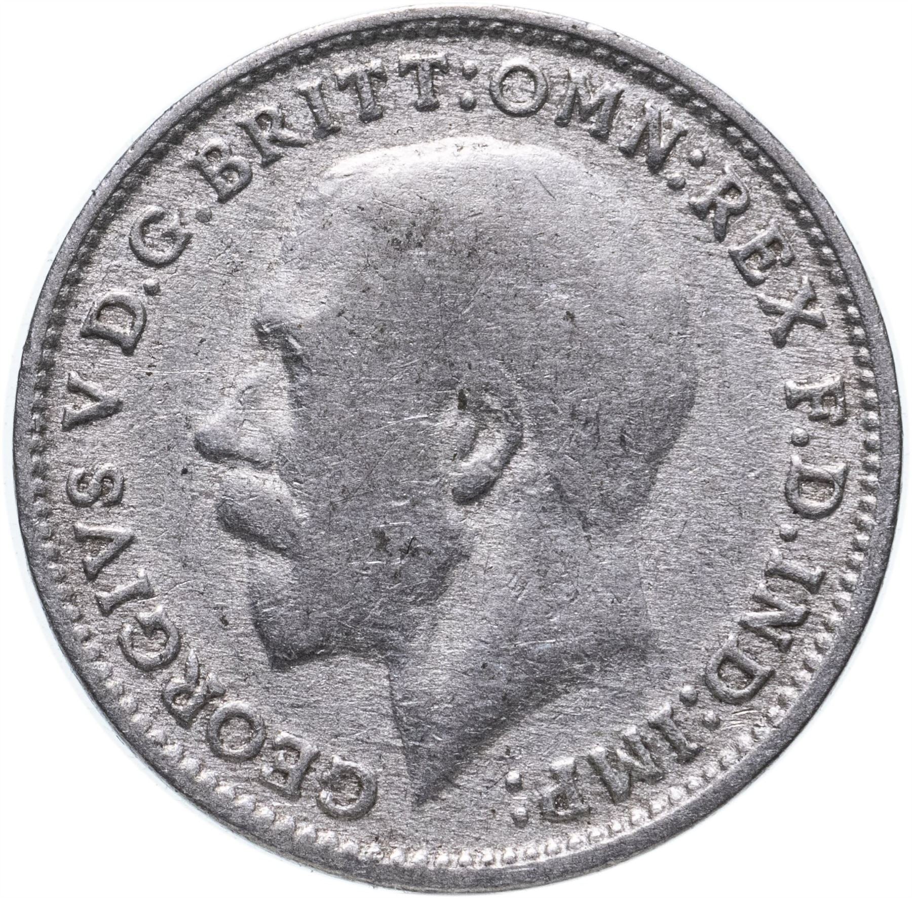 United Kingdom Coin 3 Pence | George V 2nd issue | incl. Maundy | 1920 - 1927