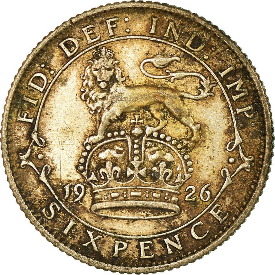 United Kingdom Coin 6 Pence | George V 2nd 1920 - 1926