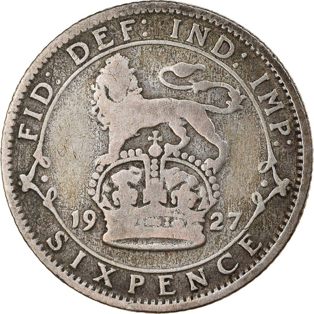 United Kingdom Coin 6 Pence | George V 3rd 1926 - 1927