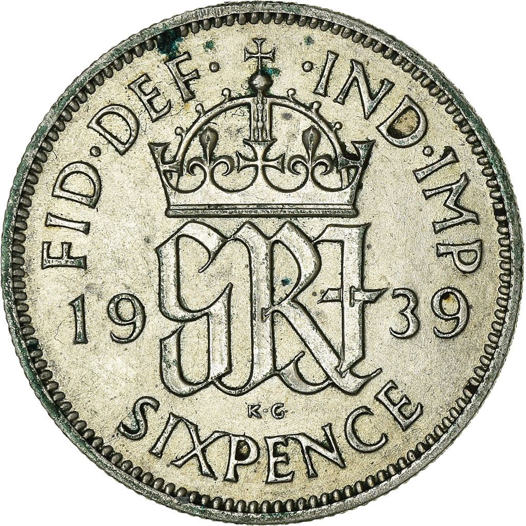 United Kingdom Coin 6 Pence | George VI 1st 1937 - 1946