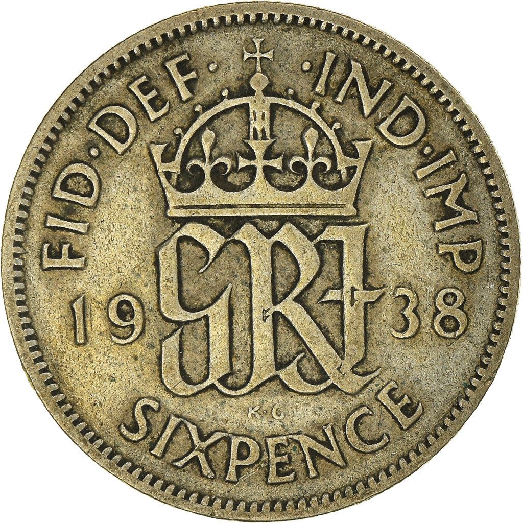 United Kingdom Coin 6 Pence | George VI 1st 1937 - 1946