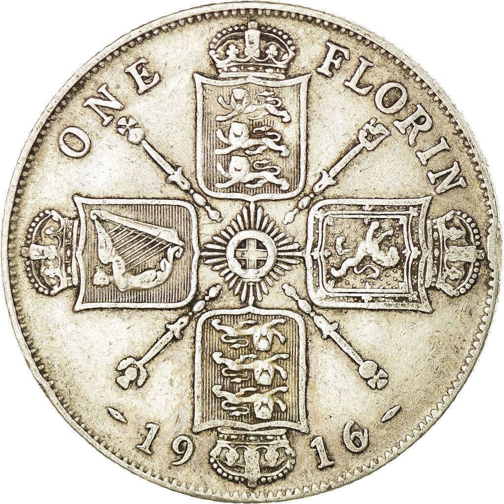 United Kingdom Coin British 1 Florin | George V | KM817 | 1911 - 1919