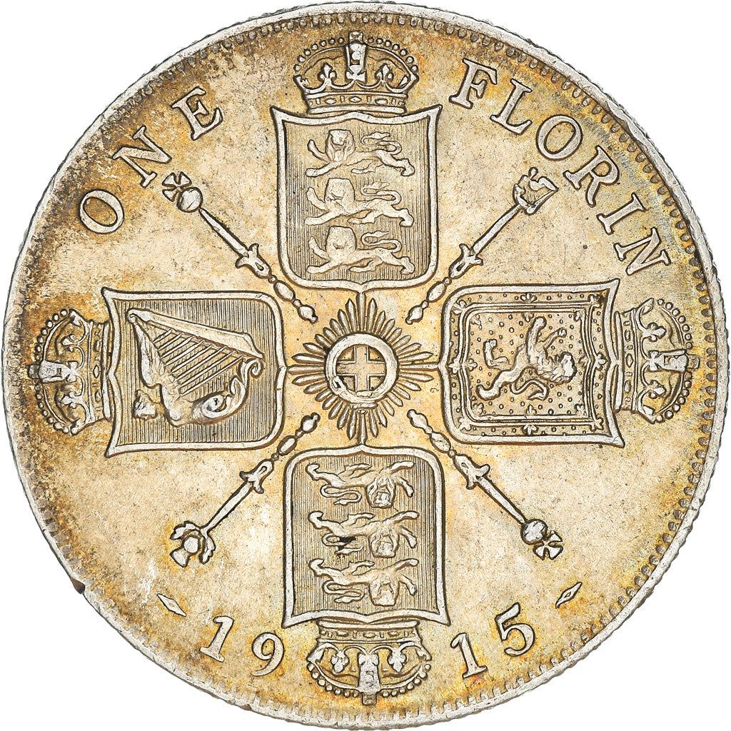 United Kingdom Coin British 1 Florin | George V | KM817 | 1911 - 1919