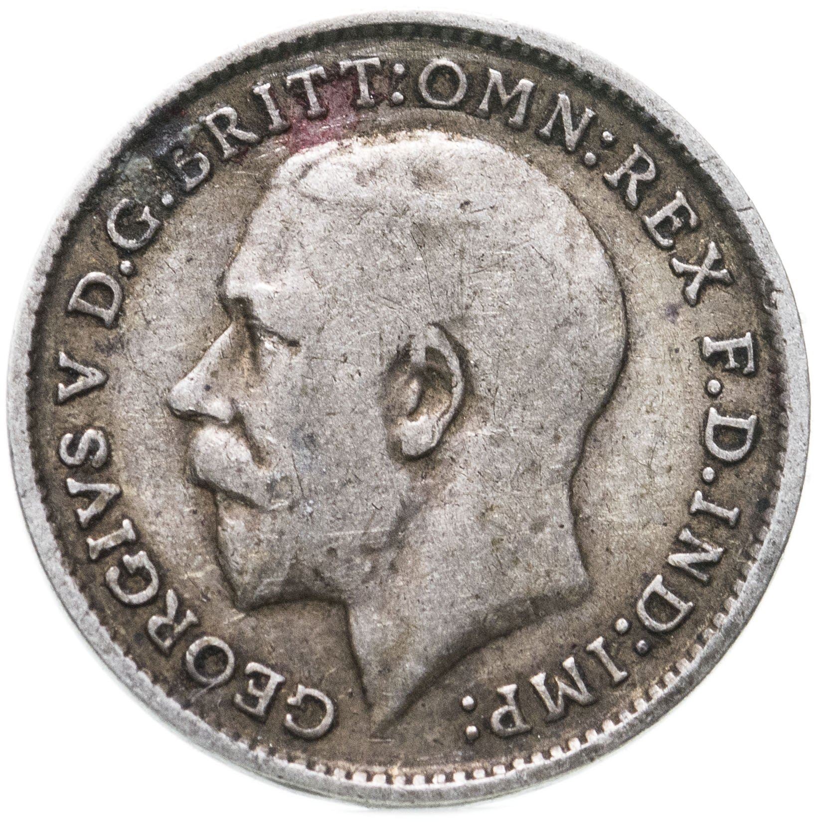 United Kingdom Coin British 3 Pence | George V | KM813 | 1911 - 1920