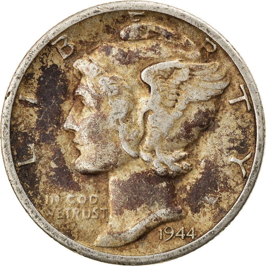 United States | 1 Dime Coin | Lady Liberty | Phrygian cap | KM140 | 1916 - 1945