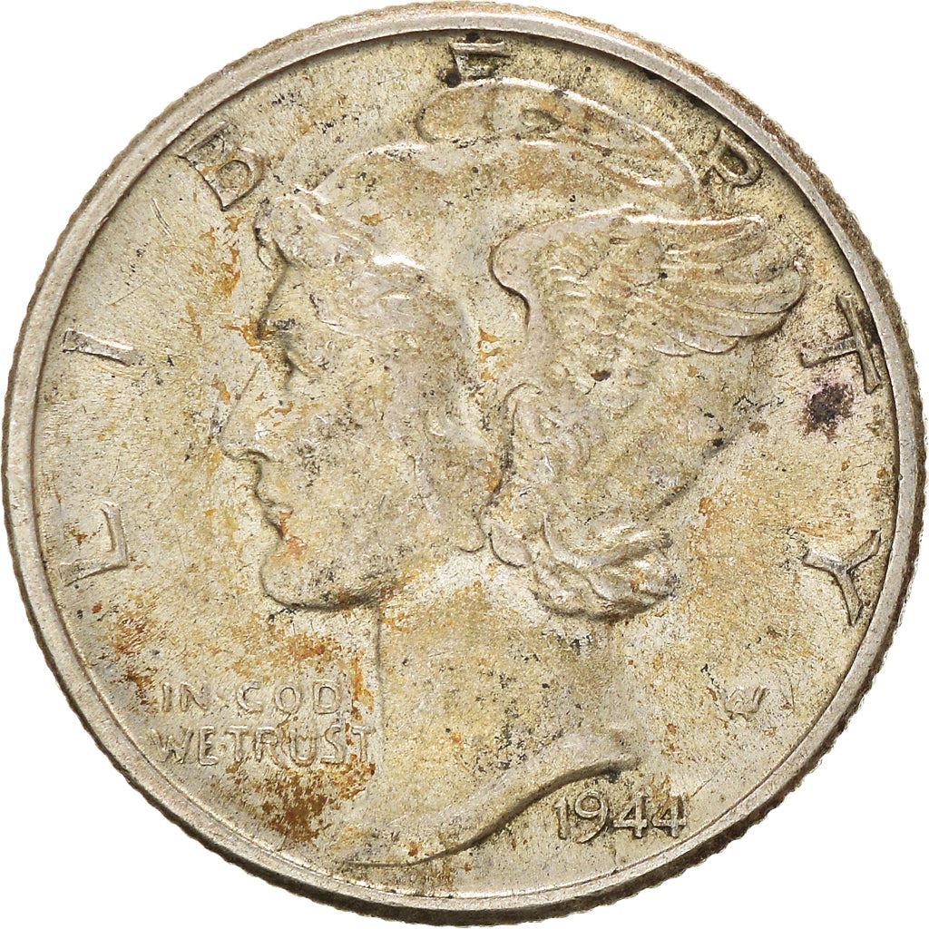 United States | 1 Dime Coin | Lady Liberty | Phrygian cap | KM140 | 1916 - 1945