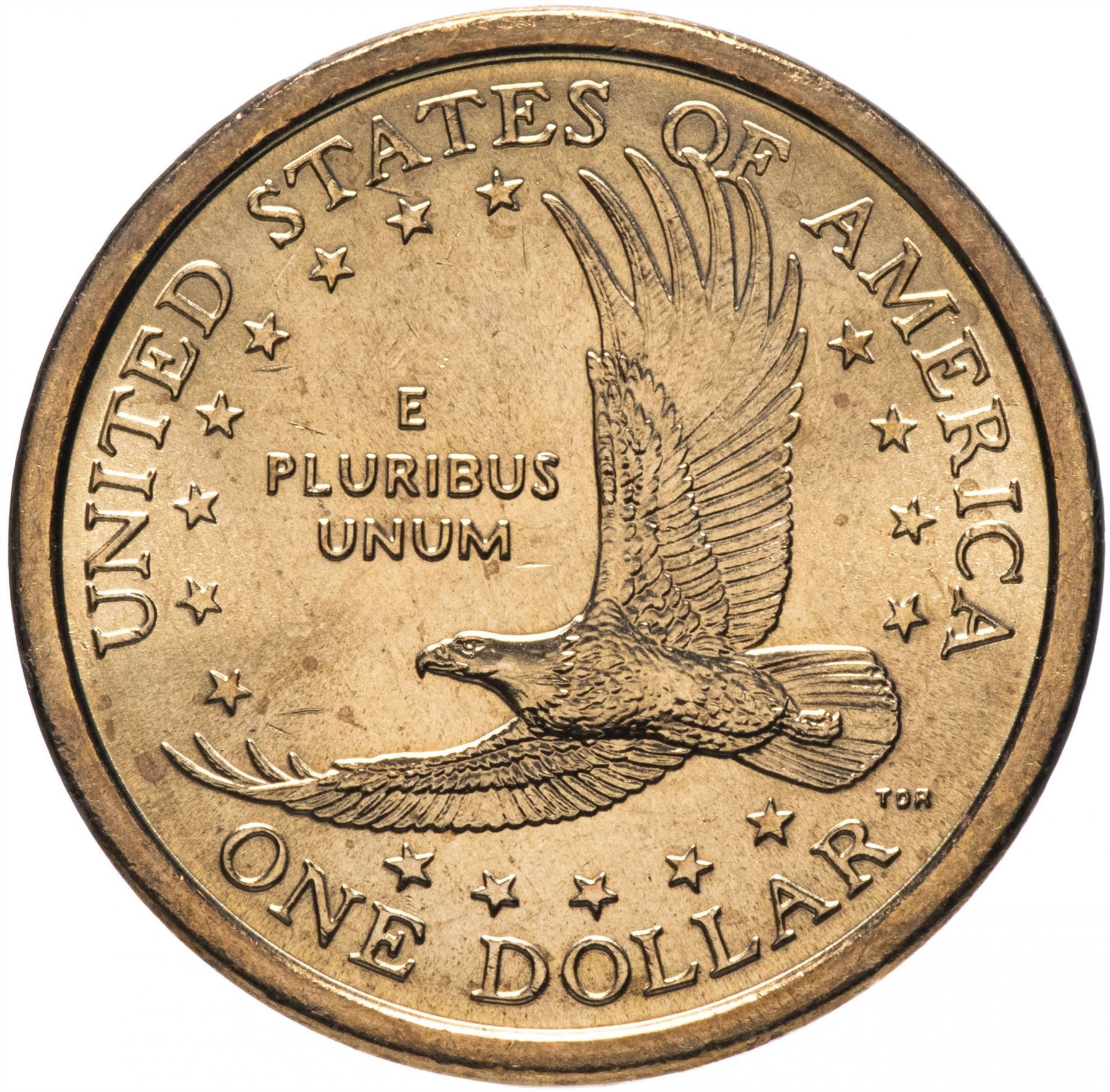 United States | 1 Dollar Coin | Sacagawea | Jean Baptiste Charbonneau | Eagle | KM310 | 2000 - 2008