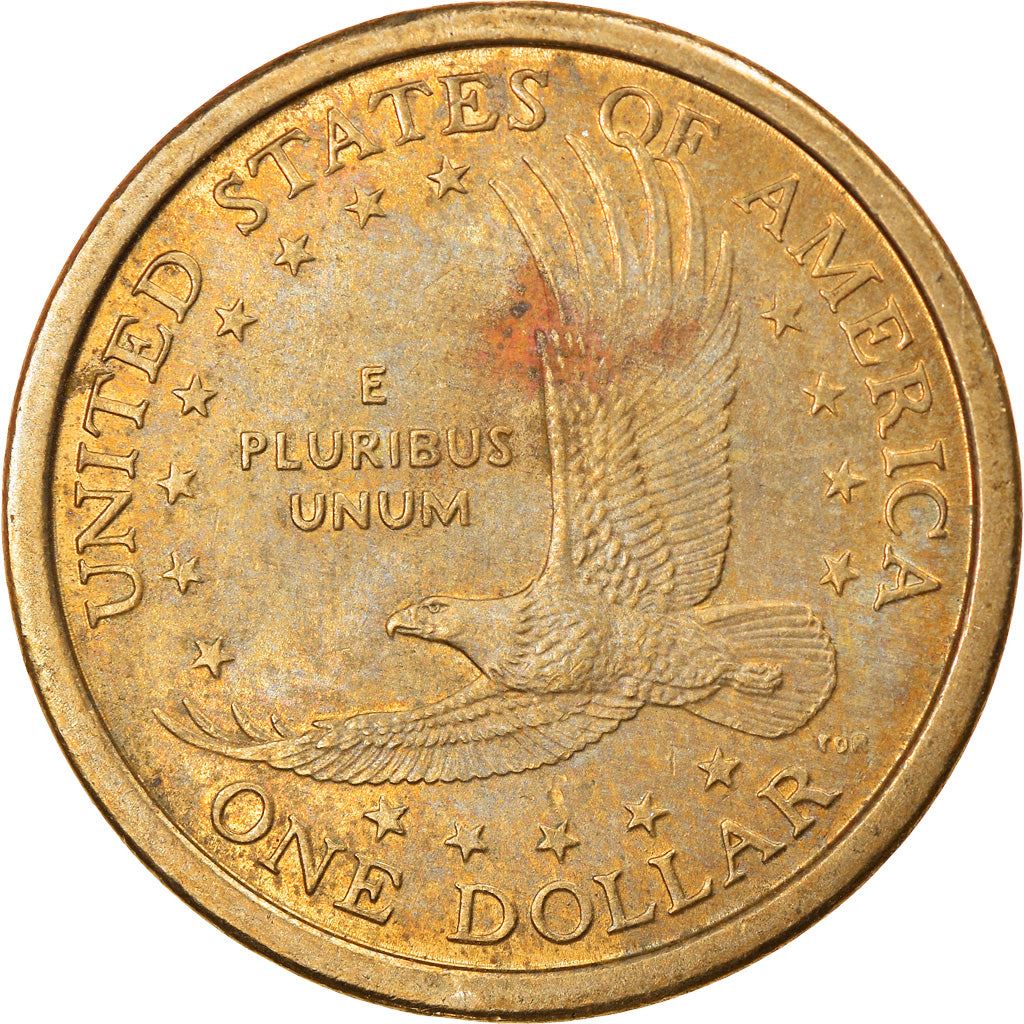 United States | 1 Dollar Coin | Sacagawea | Jean Baptiste Charbonneau | Eagle | KM310 | 2000 - 2008