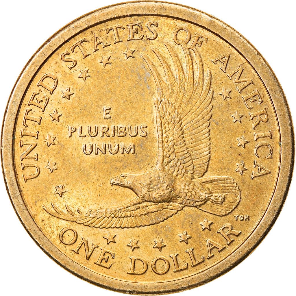 United States | 1 Dollar Coin | Sacagawea | Jean Baptiste Charbonneau | Eagle | KM310 | 2000 - 2008