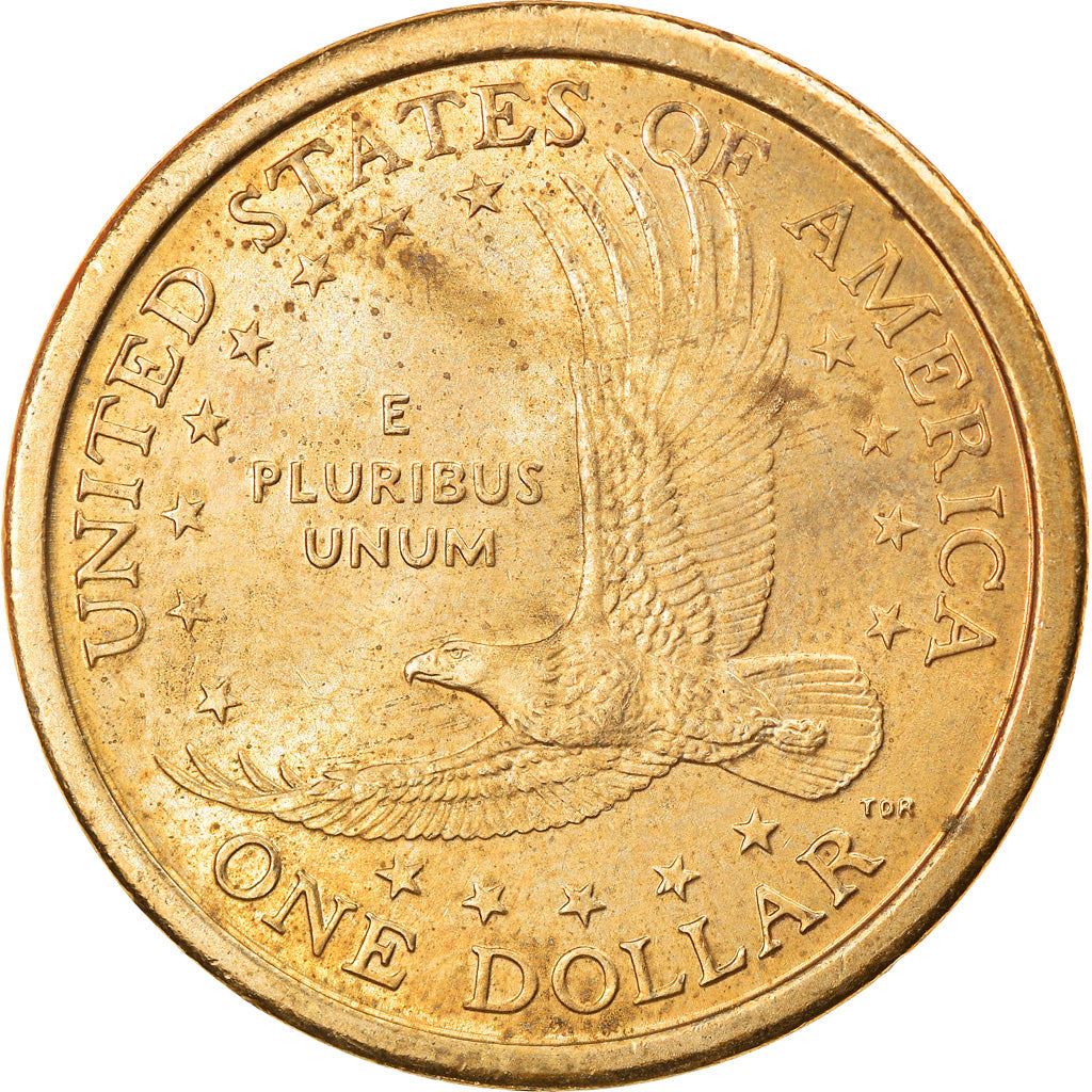 United States | 1 Dollar Coin | Sacagawea | Jean Baptiste Charbonneau | Eagle | KM310 | 2000 - 2008