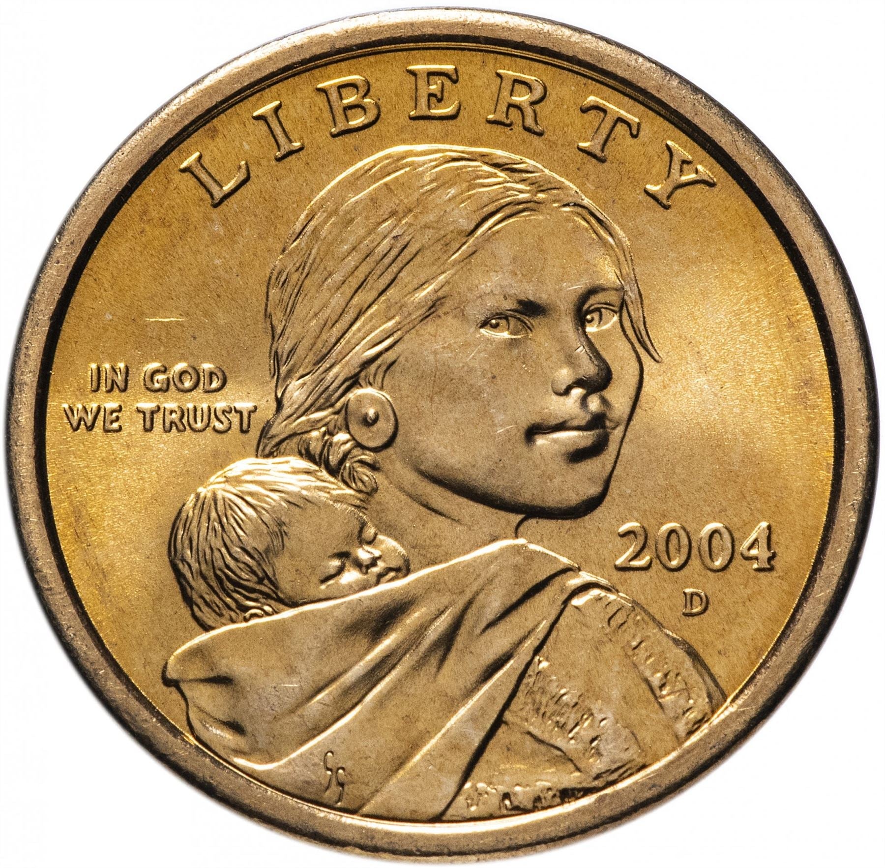 United States | 1 Dollar Coin | Sacagawea | Jean Baptiste Charbonneau | Eagle | KM310 | 2000 - 2008