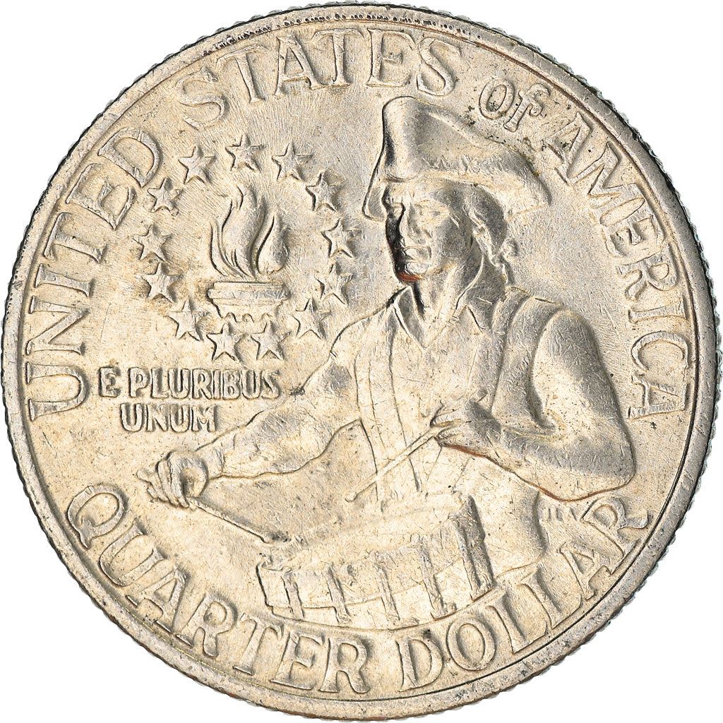 United States | 1/4 Dollar Coin | George Washington | Drummer | Torch | KM204 | 1976