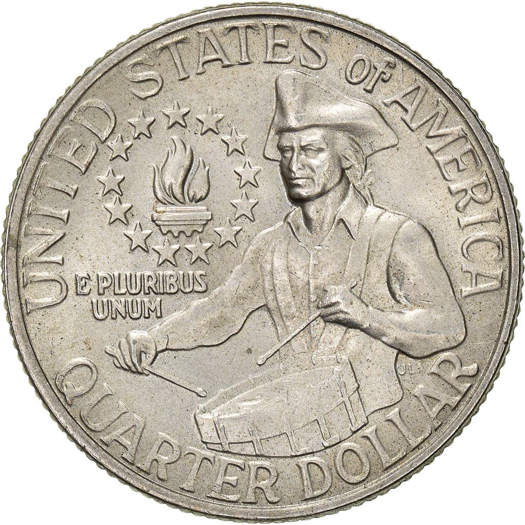 United States | 1/4 Dollar Coin | George Washington | Drummer | Torch | KM204 | 1976