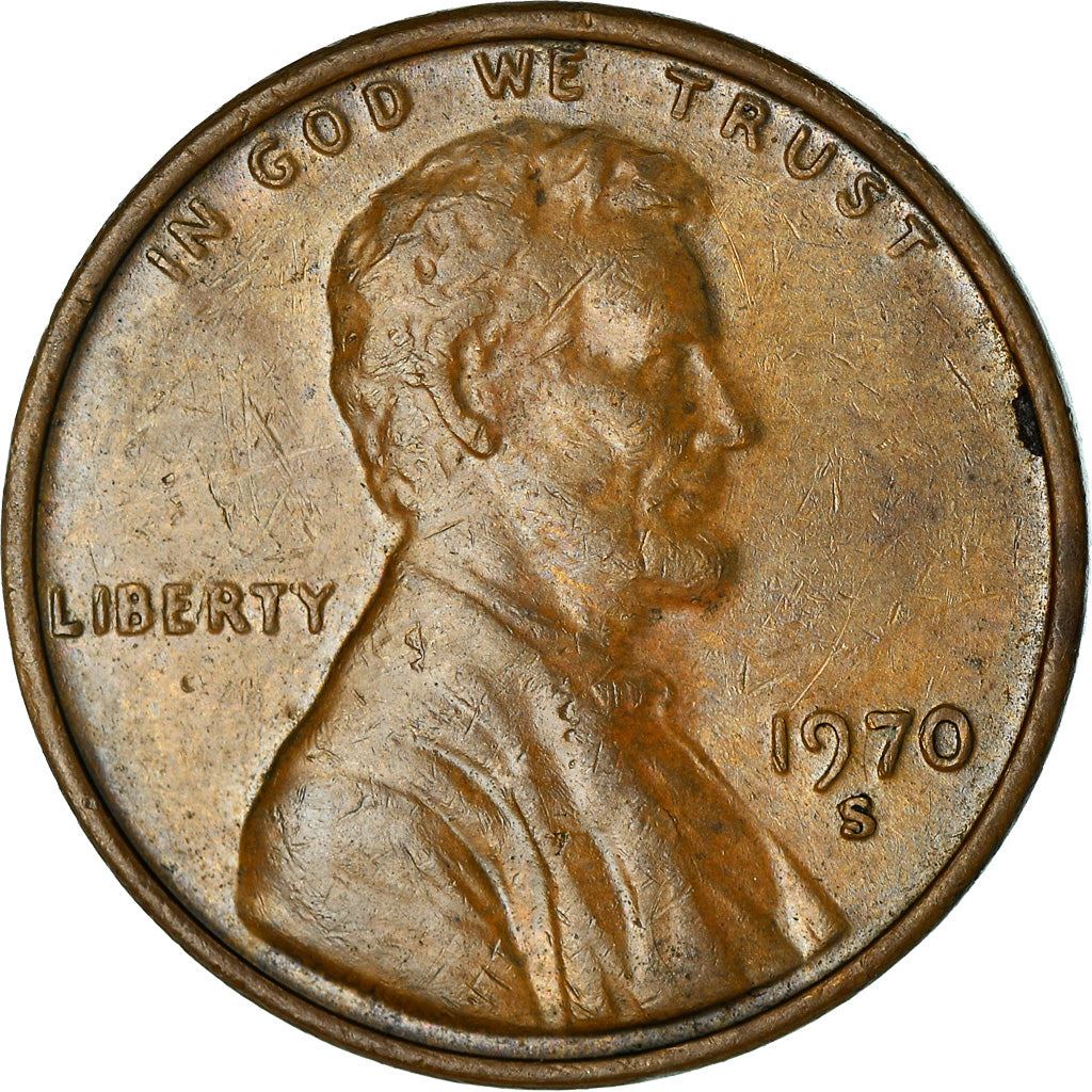 United States | American 1 Cent Coin | Abraham Lincoln | KM201 | 1959 - 1982