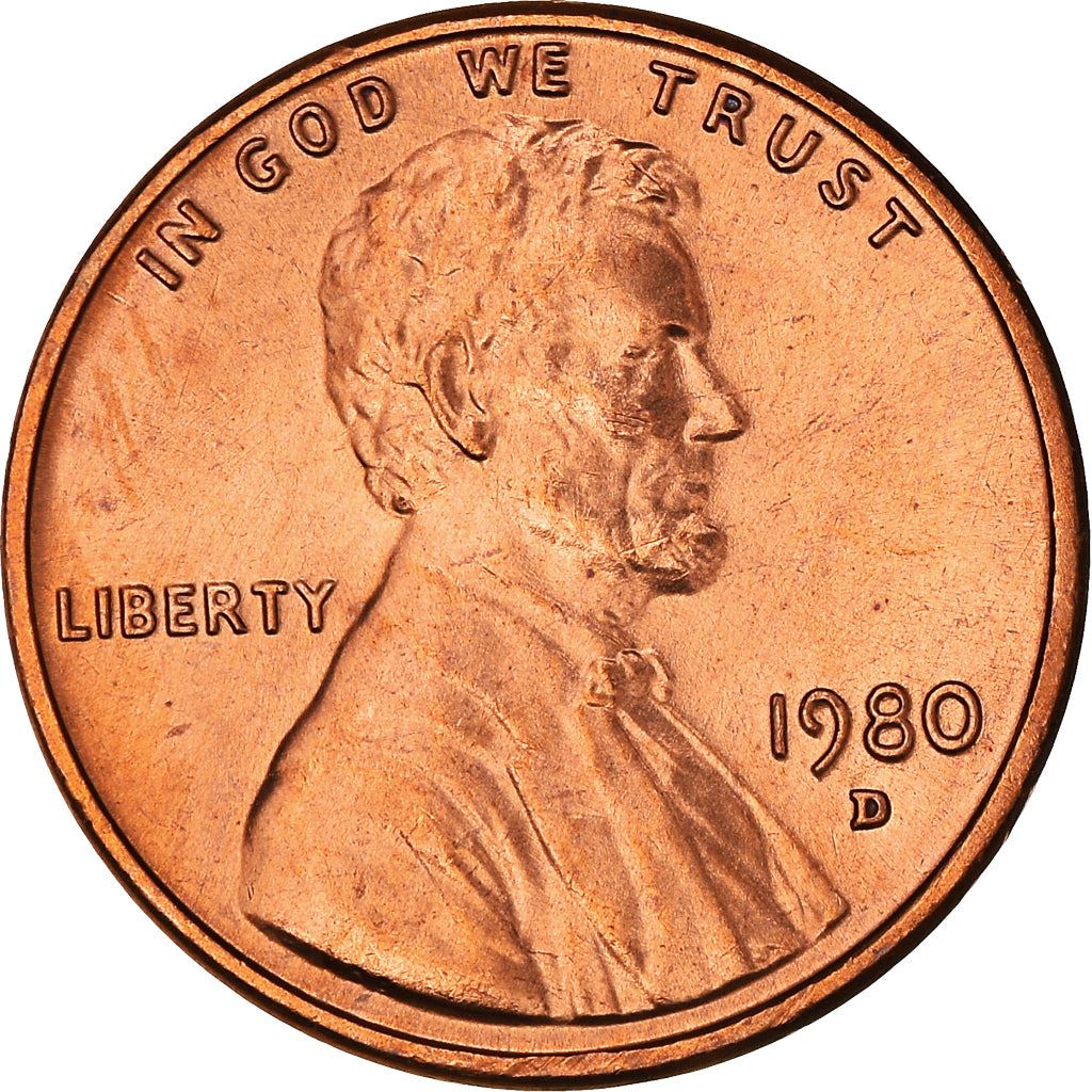 United States | American 1 Cent Coin | Abraham Lincoln | KM201 | 1959 - 1982