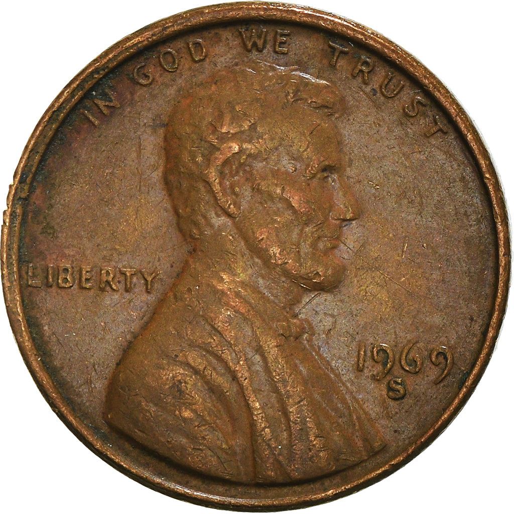 United States | American 1 Cent Coin | Abraham Lincoln | KM201 | 1959 - 1982