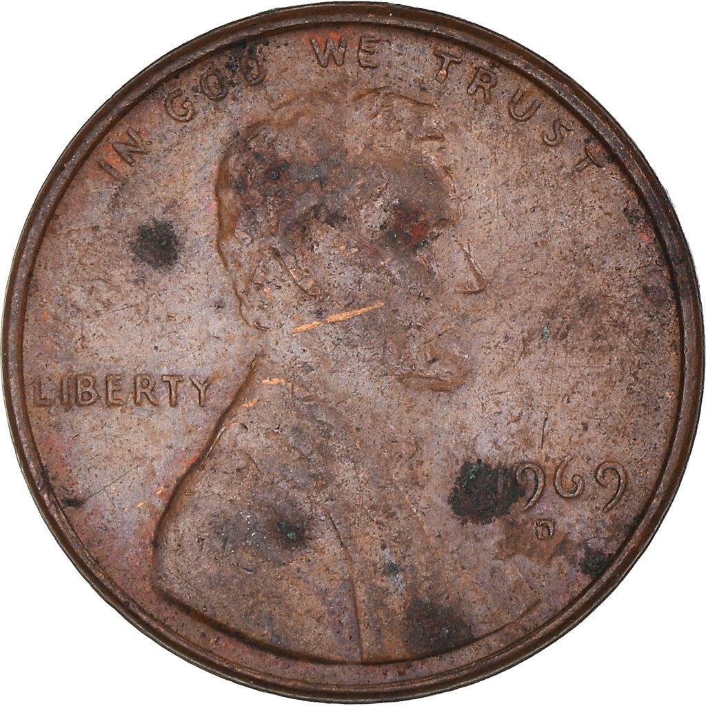 United States | American 1 Cent Coin | Abraham Lincoln | KM201 | 1959 - 1982