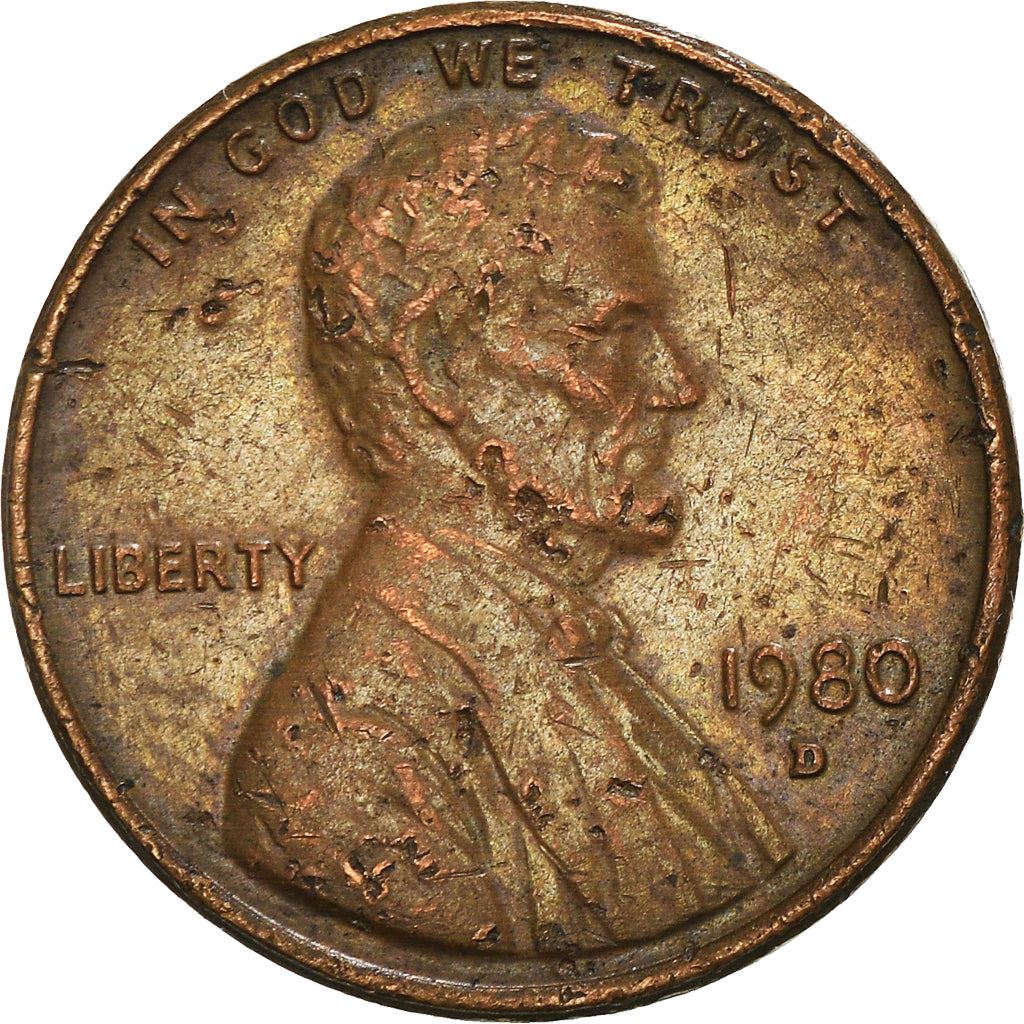 United States | American 1 Cent Coin | Abraham Lincoln | KM201 | 1959 - 1982