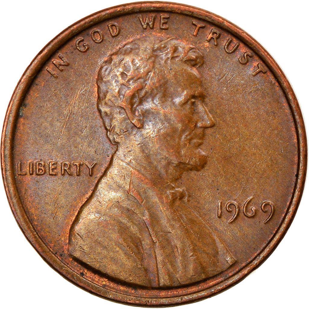 United States | American 1 Cent Coin | Abraham Lincoln | KM201 | 1959 - 1982