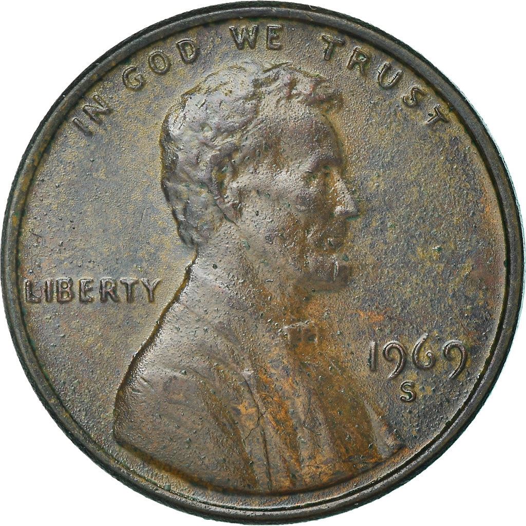 United States | American 1 Cent Coin | Abraham Lincoln | KM201 | 1959 - 1982