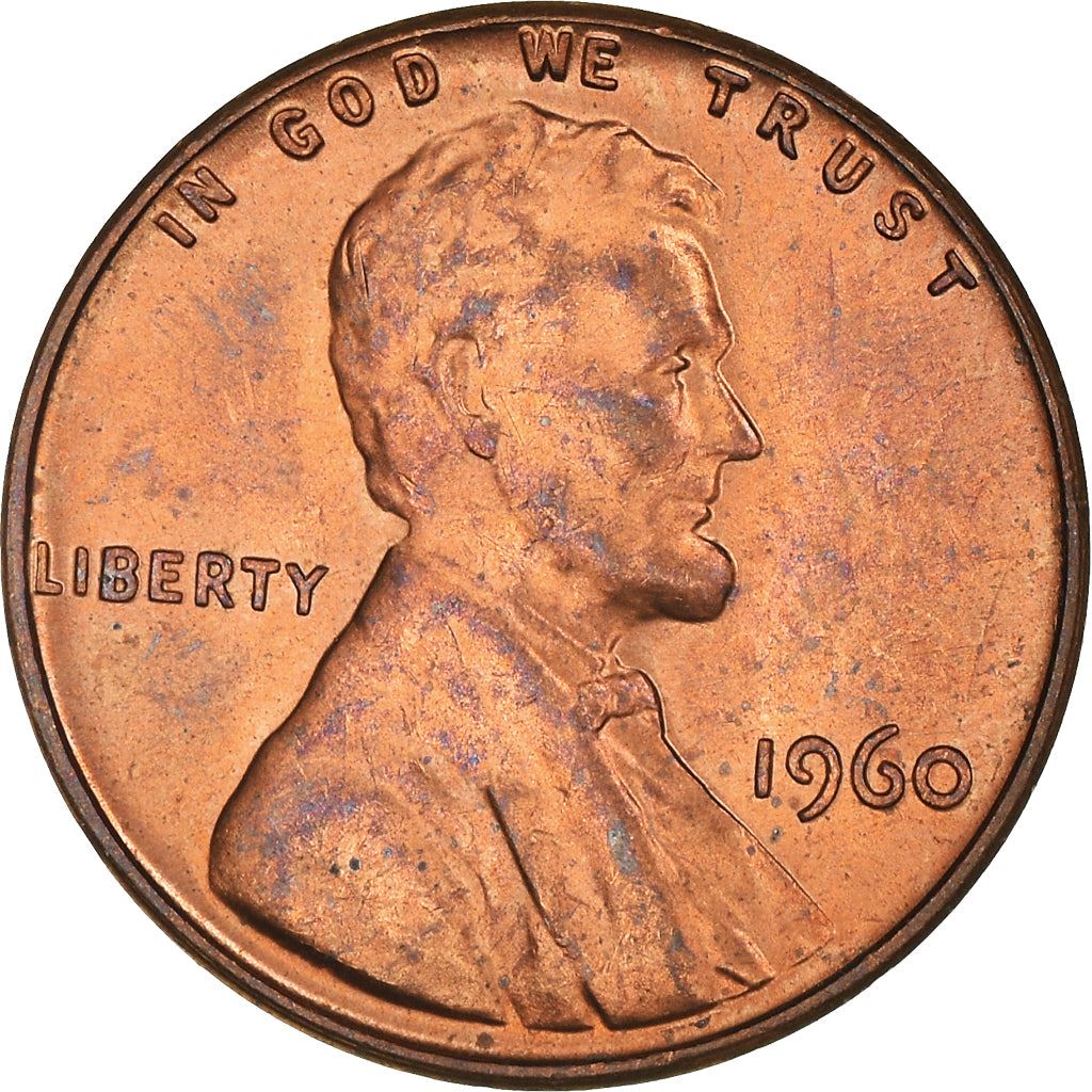 United States | American 1 Cent Coin | Abraham Lincoln | KM201 | 1959 - 1982