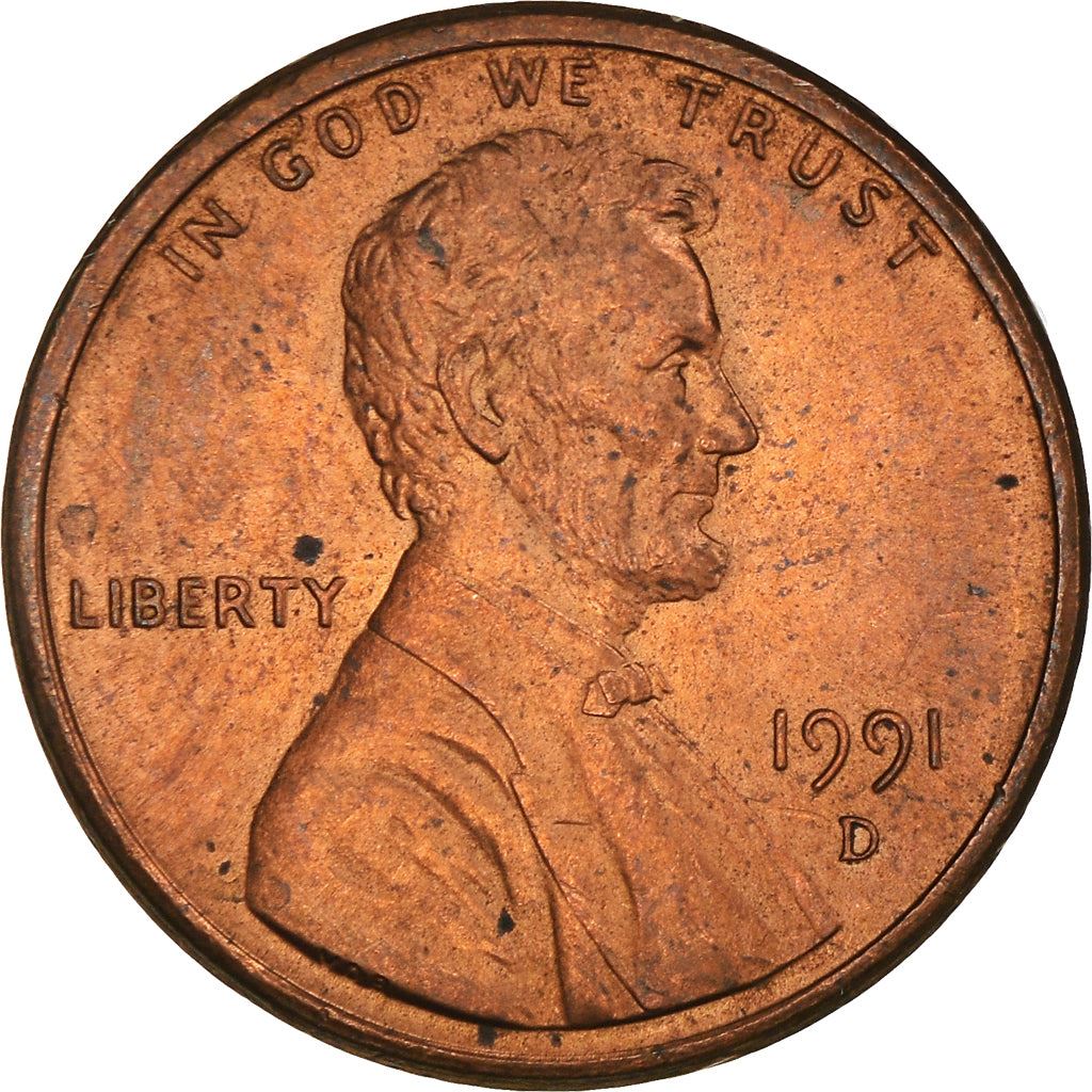 United States | American 1 Cent Coin | Lincoln Memorial | KM201b | 1983 - 2008