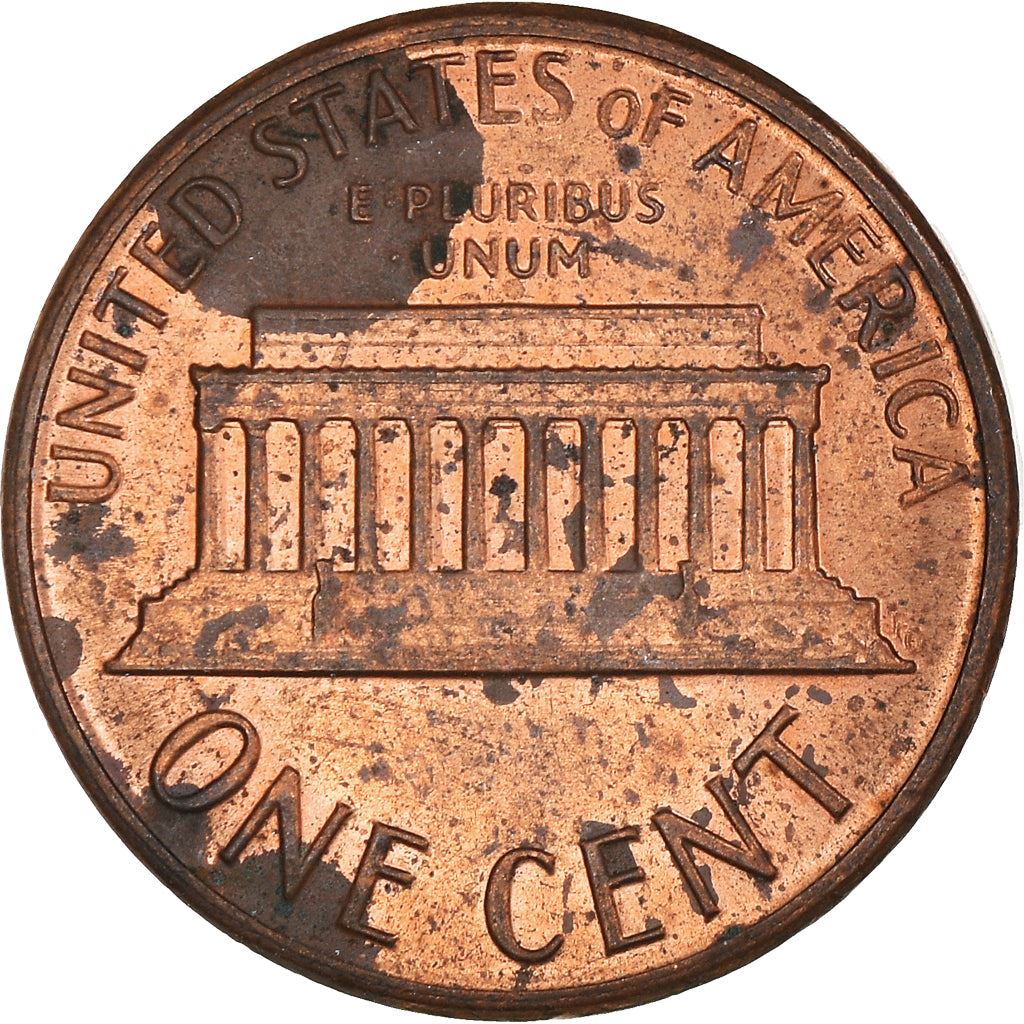 United States | American 1 Cent Coin | Lincoln Memorial | KM201b | 1983 - 2008