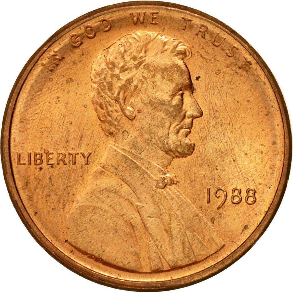 United States | American 1 Cent Coin | Lincoln Memorial | KM201b | 1983 - 2008