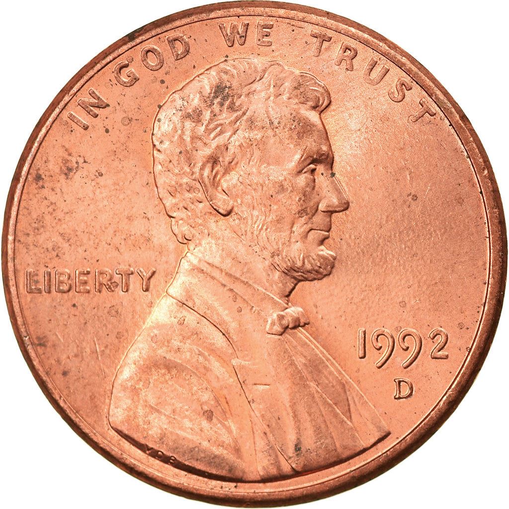 United States | American 1 Cent Coin | Lincoln Memorial | KM201b | 1983 - 2008