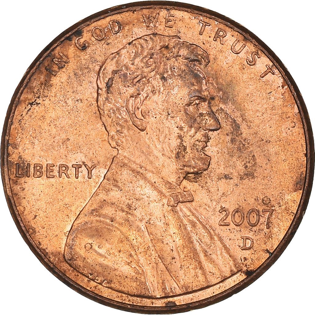 United States | American 1 Cent Coin | Lincoln Memorial | KM201b | 1983 - 2008