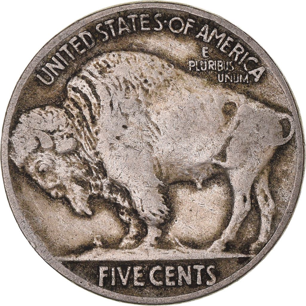 United States | American 5 Cents Coin | Cheyenne Chief | Bison | KM134 | 1913 - 1938