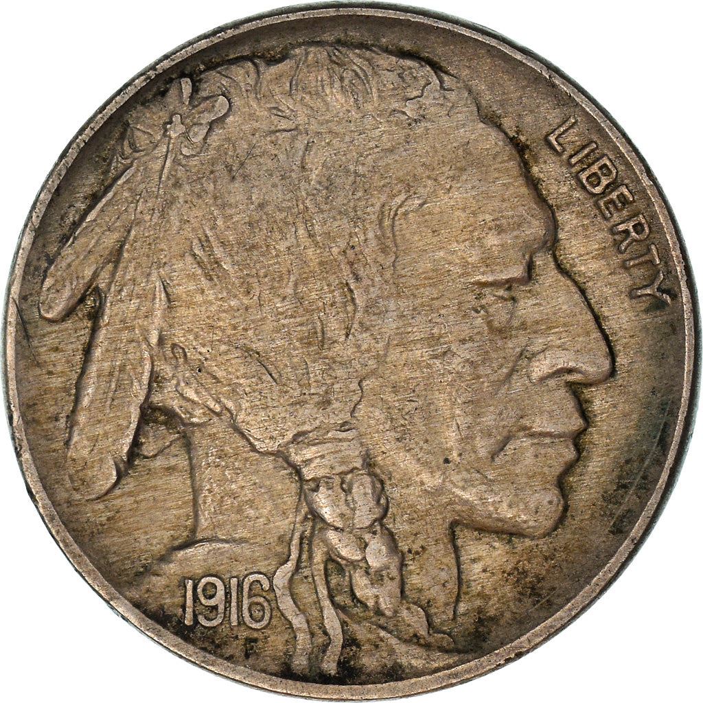 United States | American 5 Cents Coin | Cheyenne Chief | Bison | KM134 | 1913 - 1938