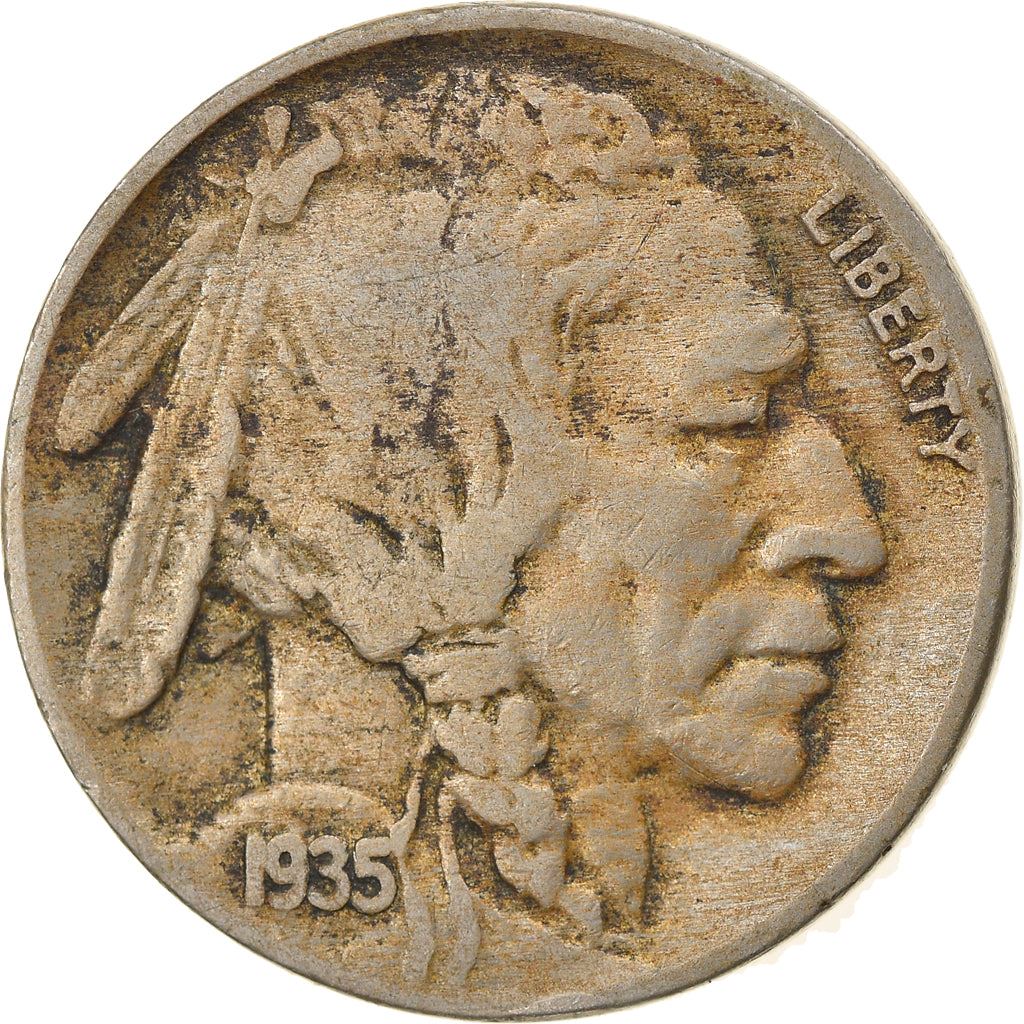 United States | American 5 Cents Coin | Cheyenne Chief | Bison | KM134 | 1913 - 1938