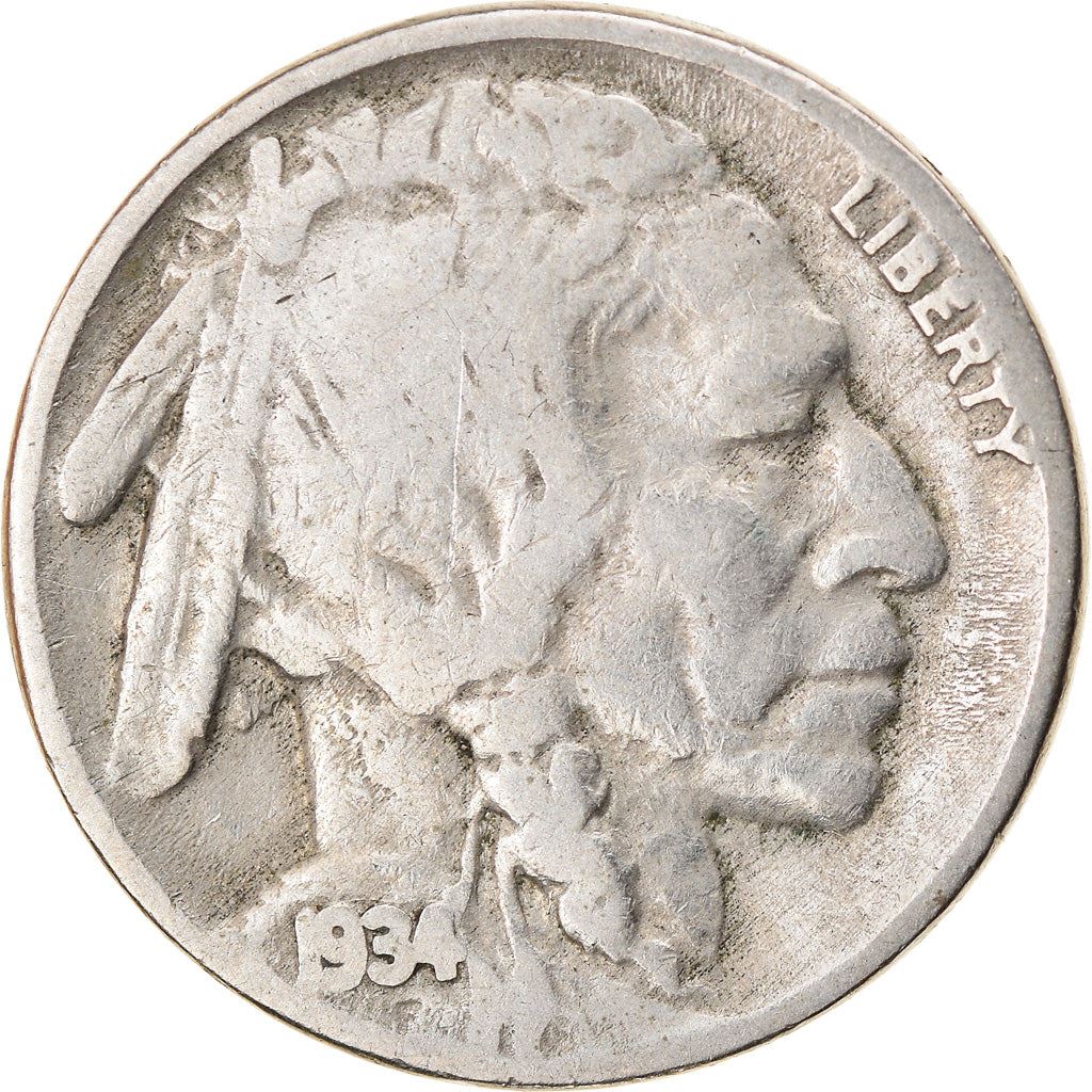 United States | American 5 Cents Coin | Cheyenne Chief | Bison | KM134 | 1913 - 1938